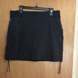 Columbia Black Skirt with Drawstrings